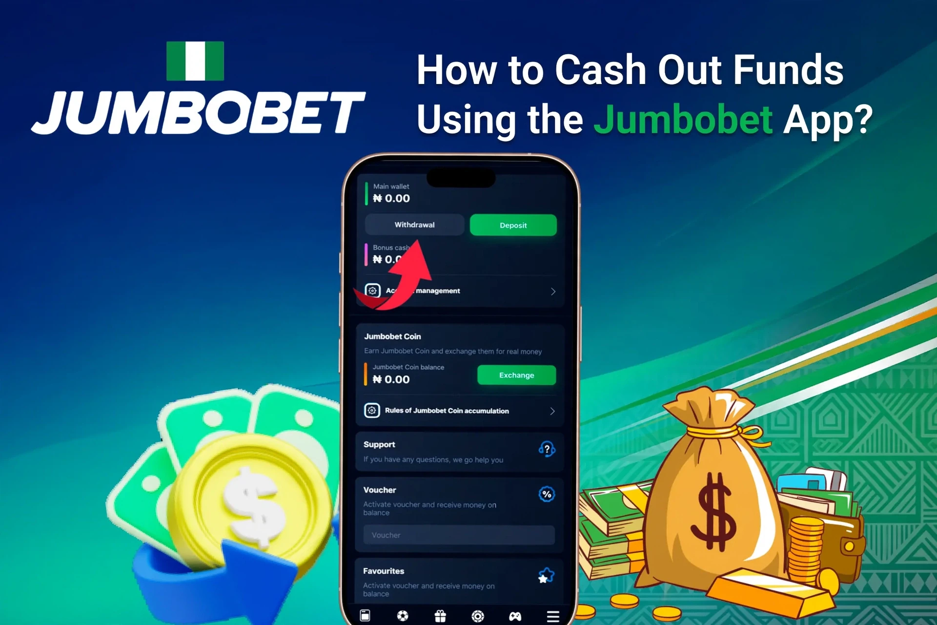 Registration process on the JumboBet mobile app with social login options