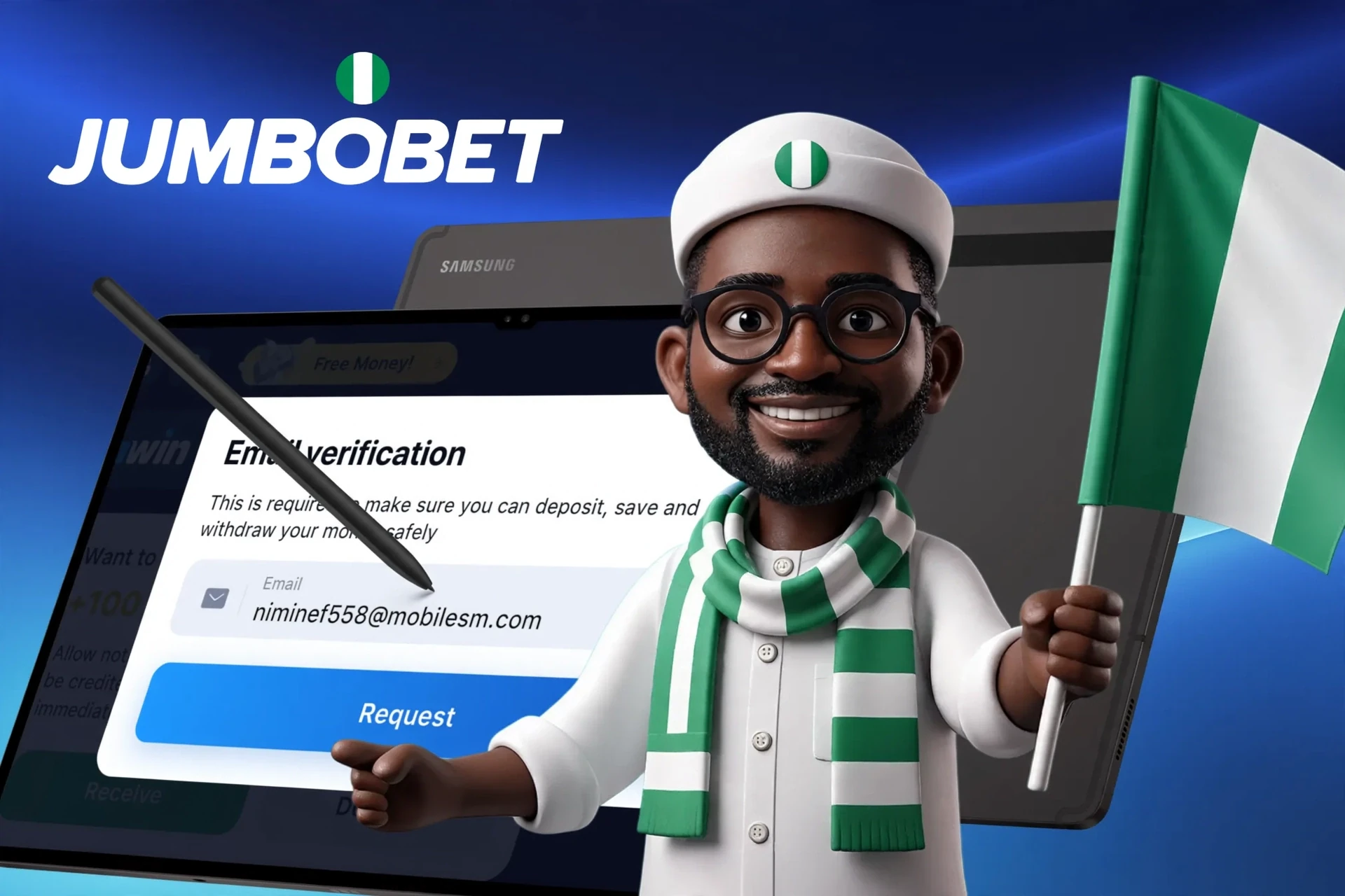 Details of the identity verification procedure on the JumboBet platform